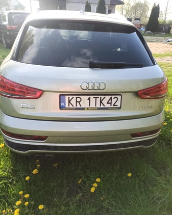 Audi Q3 cena 89000 przebieg: 56645, rok produkcji 2017 z Tykocin małe 92